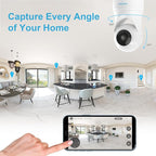 owltron Indoor Security Camera 5MP, 5GHz/2.4G WiFi Camera with IR Night Vision, Smart Home Security Cam with Motion Detection/Two Way Talk