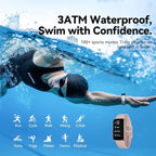 Enfit Fitness Trackers,Smart Watch with 1.47" Color Screen,100+Sport Modes Fitness Watch with Heart Rate Sleep Monitor, Pedometer Step Counter Watch, 3TAM Waterproof Activity Trackers for Women Men,PK