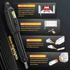 TOPENS XD851 Smart Gate Opener for Heavy Duty Single Swing Gates Up to 18ft, Automatic Gate Opener with App Control AC Powered Remote Control Kit Solar Compatible
