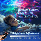 One Fire Upgrade Star Projector Galaxy Light,15 Colors Night Light Projector Lights,Bluetooth&15 White Noise Sound Machine With Light Projector Mood Lighting,Remote Planetarium Projector for Kids Gift