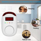 Carbon Monoxide Detector Insertion, Vzmcov CO Detector, LED Display Screen Voice Alarm, Suitable for Home Kitchen, Office, Hotel Garage, Living Room, Bedroom -1 Package (co, 3 of Them)
