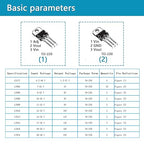 Minidodoca 11 Values 39 Pcs L317 L7805 L7806 L7808 L7809 L7810 L7812 L7815 L7818 L7824 TO-220 Package High Current Positive Voltage Regulator Assortment Kit+TO-220 Heatsink