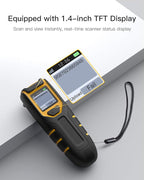Inateck Barcode Scanner Wireless,Portable Bluetooth Barcode Scanner with Screen,1D Code Scanner Kabellos 2.4GHz,Handscanner with APP and SDK, BCST-49