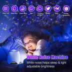 Flyinwe Hoom Decor Star Projector, Galaxy Projector for Bedroom, Night Lights for Kids, Ceiling Projector for Teen Girls, Night Light Projector for Bedroom, Music Speaker, White Noise Sound Machine
