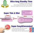 SK SYUKUYU RF Remote Control Page Turner for Kindle Reading Ipad Surface Comics, iPhone Android Tablets Reading Novels Taking Photos(Pink)