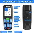 Inventory Scanner, Wireless Barcode Scanner Portable 1D Handheld Bar Code Scanners for Collector Data Terminal Inventory Device 2.8" LCD Screen Barcode Reader for Warehouse, Library, Store