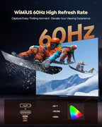 [Built-in Official Apps/4K Support] Smart Outdoor Projector with WiFi and Bluetooth, 800ANSI Movie Projector, DoIby Audio with Dual Speaker, Auto Focus w/ YouTube&PrimeVideo Proyector, Upgrad P62 Pro