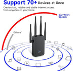 2026 WiFi Extender Signal Booster for Home, 15000sq.ft Wireless Internet Repeater, Long Range WiFi Booster and Signal Amplifier w/Ethernet Port, WiFi Router Extender Support 99% Devices, 1-Tap Setup