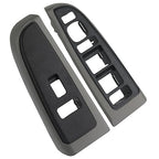 Window Switch Bezel Cover Gray Compatible with Chevy Chevrolet Avalanche Silverado Suburban Tahoe, GMC Sierra Yukon, Cadillac Escalade 2004-2007 89045129 89045121 Window Switch Trim Accessories