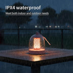 MKLK Camping Lantern, IPX4 Waterproof Touch Control LED Night Light, USB Rechargeable & Long Lasting Battery, Portable Hanging Tent Lamp for Outdoor Camping Hiking Backpacking, Pink