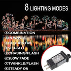SIGANDG 12V 12W LED Transformer Replacement Class 2 Power LED Controller with 8 Modes Supply for Christmas String Light Inflatable Decorations IP44 Waterproof Low Voltage Transformer(2 Pcs)