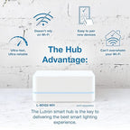 Lutron Caseta Original Smart Light Switch (Lutron Smart Hub Required), for Home, LED Lights, and Fans, 6 Amp, Single-Pole/3-Way, Neutral Required, PD-6ANS-BL, Black