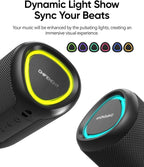 Portable Bluetooth Speaker Valentines Gifts For Him: Powerful Crystal Clear Sound/Romantic Light/IPX5 Waterproof/All Day Playtime/BT 5.3/TWS Paring,Small Wireless Speaker for Outdoor|Travel|Date Night