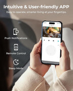 IMILAB C21 2 Pack 2.5K Security Camera Indoor, Room Camera for Bedroom 360° View, Pet Cam w/Phone App & Speaker, Indoor Cam for Dog/Kid/Baby/Elderly, Plug-in, 2.4GHz WiFi, Local/Cloud Storage