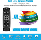 Jectse Voice Remote Control Replacement, Air Remote with 3 Speed Levels Adjustment and LED Indicator for TV Box Computer Smart Television (G7 Version Without Receiver)