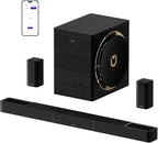 ULTIMEA Skywave X70 7.1.4ch Professional Wireless Surround Sound System for TV w/Dolby Atmos, 980W Sound Bar with 10" Wireless Subwoofer, 20Hz Low Frequency, GaN Amplifier, 4K HDR Pass-Through