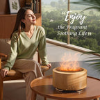 Essential Oil Diffuser for Home: 500ML Aroma Diffuser for Hotel Office Yoga Room - Humidifier with 9 Colors LED Night Light for Kids/Women Home Relaxation,Orange Yellow
