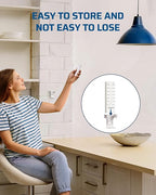 DEWENWILS Remote Control Outlet with All On/Off Button, Indoor Remote Outlet Switch for Lights, Lamps, Fan, 2 Mountable Brackets, 15A/1875W, 100FT, 2 Remote and 5 Outlets