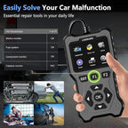LOERUMG OBD2 Scanner Diagnostic Tool, Enhanced Check Engine Code Reader, Car OBDII Scanner with Fault Code Reset & I/M Readiness Auto Engine Light Diagnostic Scan Tool for Vehicles After 1996 Grey