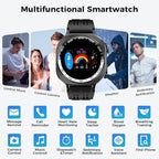 Smart Watch, 2026 AMOLED 1.43" Fitness Smartwatch for Men Women, Bluetooth 5.4 Call, 130+Sports Modes, 60+Days Flashlight, Heart Rate/Sleep Monitor, IP68 Waterproof Activity Tracker for Android iOS