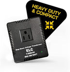 ELC 300-Watt Voltage Converter - Step Down - 220v to 110v / 240v to 120v Travel Power Converter - for Hair Straightener, Hair Dryer, Laptops and Chargers, CE Certified [3-Years Warranty]