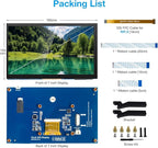 Hosyond 7 Inch Touchscreen IPS DSI Display Compatible with Raspberry Pi 5/4/3, 800x480 Pixel Capacitive Screen MIPI Driver-Free Interface