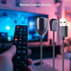 Cable Matters Infrared Remote Extender Cable - 10ft, IR Repeater Kit Cable, IR Extender, USB Infrared Remote Blaster Cord Up to 15ft Signal Range, NOT Compatible with RF Signals