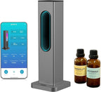 Waterless Scent Diffuser with APP WiFi Control, Portable Rechargeable Wireless Essential Oil Diffuser, Aroma Coverage 2152 Sq.Ft,2 * 50ML Hotel Collection Oils,Colorful Light for Home Largeroom