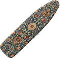 ZCFYGDX Vintage Flower Print 15 x 54 Ironing Board Covers Nylon Buckle Straps Fasteners & Elastic Edge Stain Resistant Breathable,Suitable for Multi-Size Iron Board Relaxing Ironing Experience