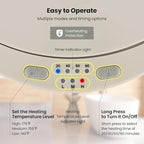 Tangkula Towel Warmer Bucket, 23L Large Luxury Bucket-Style Towel Warmer w/Fragrant Disc Holder, ETL Certified Bath Heater w/3-Level Heating, 20/40/60/90 Min Timer & Auto Shut Off (Handle, 23L, Grey)