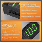 DiGiYes 5 Pack DC 5-120V Digital Mini Voltmeter 2 Wire 0.56 inch LED Display Panel Voltage Meter for Car Motorcycle Battery Monitor (Green)