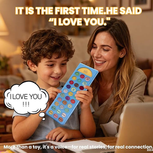 AAC Device for Autism, Non Verbal Communication Tools for Speech Therapy & Stroke Rehab, 24 Pre-Installed & 6 Programmable Buttons, Adjustable Volume, Sensory Autism Toys for Kids and Adults