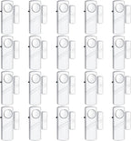 Door Window Alarm, 90DB Door Alarms for Kids Safety, Wireless Sensor Door Window Burglar Alarm-Window Pool Alarms for Home (20 Pack)