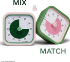 TIME TIMER Home MOD - 60 Minute Kids Visual Timer Home Edition - for Homeschool Supplies Study Tool, Timer for Kids Desk, Office Desk and Meetings with Silent Operation (Fern Green)