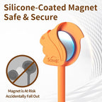 SOLIDATOR Fun Squirrel Magnetic Cable Ties – 24 Pack, Reusable Silicone Cord Organizers for Home & Office, Strong Magnetic Hold, Assorted Colors, Ideal for Cable Management, Novelty Gift