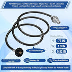 Propane Heater Fuel Filter F273699 with 6FT Propane Hose for Buddy Heater, Big Buddy, Little Buddy, Portable Buddy,Connect 20-45 lb Propane Tanks,Replaces F276163 F273704 F273701 F273702 Etc.