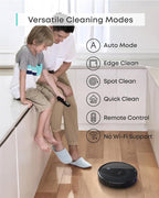 eufy Robot Vacuum 11S MAX, Super Thin, Powerful Suction, Quiet, Self-Charging Robotic Vacuum Cleaner, Cleans Hard Floors to Medium-Pile Carpets, Black