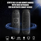 Jectse Voice Remote Control Replacement, Air Remote with 3 Speed Levels Adjustment and LED Indicator for TV Box Computer Smart Television (G7 Version Without Receiver)