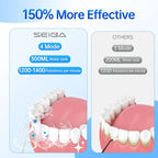 Portable Water Flosser for Teeth, Cordless Dental Flosser with 300ML Large Tank, Rechargeable Oral Irrigator with 5 Replaceable Jet Tips, 4 Modes, IPX7 Waterproof, Deep Cleaning Picks for Home Travel