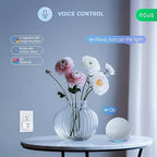 𝗭𝗶𝗴𝗕𝗲𝗲 Smart Plug, Energy Monitoring, 𝗭𝗶𝗴𝗯𝗲𝗲 𝗛𝘂𝗯 Required, ETL Certified, Compatible with Alexa, Google Home, Home Assistant, SmartThings, Remote App Control, Smart Outlet, 4 Pack