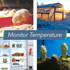 SensorPush HTP.xw Smart Temperature Sensor & Humidity Sensor - Thermometer, Barometer, & Hygrometer w/App Monitoring - Premium Heat Index, Barometric Pressure Gauge, Temperature and Humidity Monitor