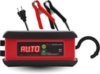 Schumacher Electric 3A Car Battery Charger and Maintainer, 3-in-1 Solution, for 12V Power Sport, Automotive, and Marine Batteries, SP1297