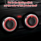 Frienda 6 Pcs Climate Ac Heater Control Knob Blower Fan Control Knob Replacement Ac Switch Heater Blower Fan Button Compatible with Accessories Replacement Compatible 2005-2015