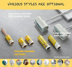 HapChron Extra Sticky Lint Roller Refills Only, Total 600 Easy Tear Sheets, Fits Most 3.9"-4" Standard Size Lint Roller with Inner Diameter at 1.5", Works Great On Pet Hair