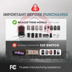 2 for Genie Garage Door Opener Remote G3T-R G3T-A G3T-BX Intellicode【10-Years-Warranty】