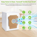 Bluevisk 16 Pack Plus 405 Combo Dust Bags for Roomba Essential Q0520/Plus 405 Combo/Plus 505 Combo/Plus 504 Vac/Y0140 Combo/Y0110/Q0120/Q011/104 Combo/105 Combo/105 Vac/Max 705 Vac/205 Vac Dust Bag
