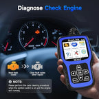 NEXAS NL101 OBD2 Scanner with Battery Tester - Check Engine Code Reader, Car Diagnostic Scanner with Live Data, Freeze Frame, I/M Readiness for All US Vehicles Since 1996