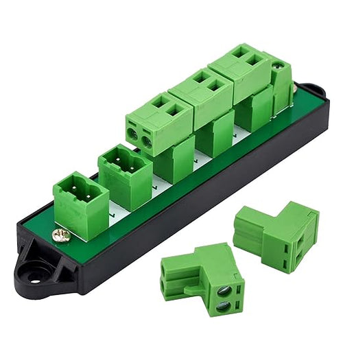 16Amp 300V 2x6 Position Pluggable Terminal Block Distribution Module. OONO D-1652GP