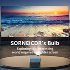 SORNEICDR VLT-XD560LP Replacement Projector Lamp Bulb Compatible with Mitsubishi for XD550U /XD360U-EST /WD385U-EST /WD380U-EST /WD570 Lamp Bulb Replacement with Housing