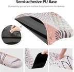 Laokiiy Mouse Pad Wrist Support, 2 in1 Keyboard Wrist Rest+ Ergonomic Mouse Pad, Non-Slip Wrist Rest for Computer Keyboard, Made Easy Typing & Relieve Wrist Pain（Leaf